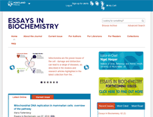 Tablet Screenshot of essays.biochemistry.org